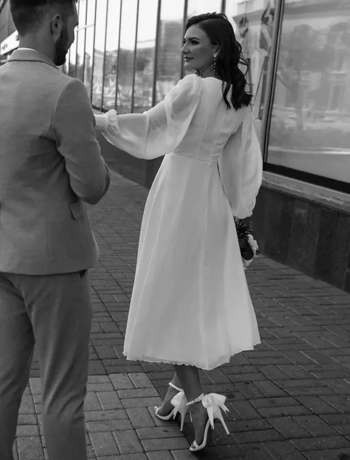 Elegant Little White Dress for Beach Wedding Reception